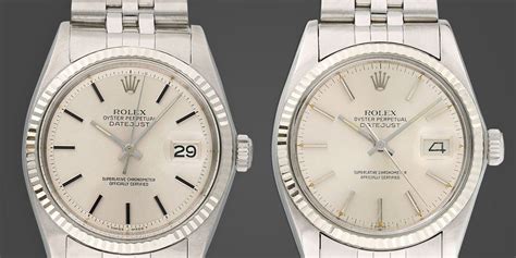 wide boy rolex|Rolex 1601 vs 1603.